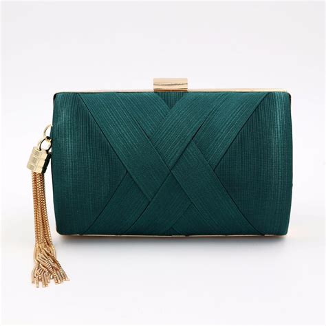 teal luxury clutches